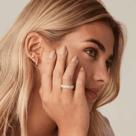 Anél Liora banhado a Ouro 18K